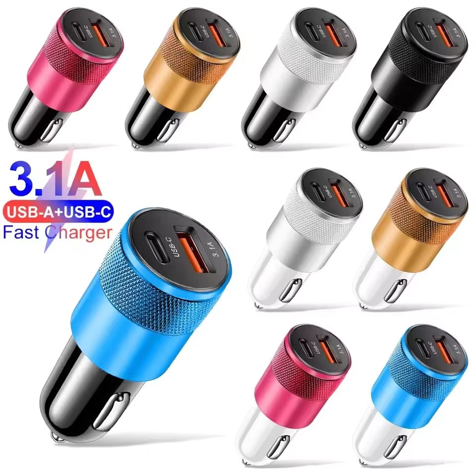 Fast Ev Charger - 66W USB Araç Şarj Cihazı, Type-C