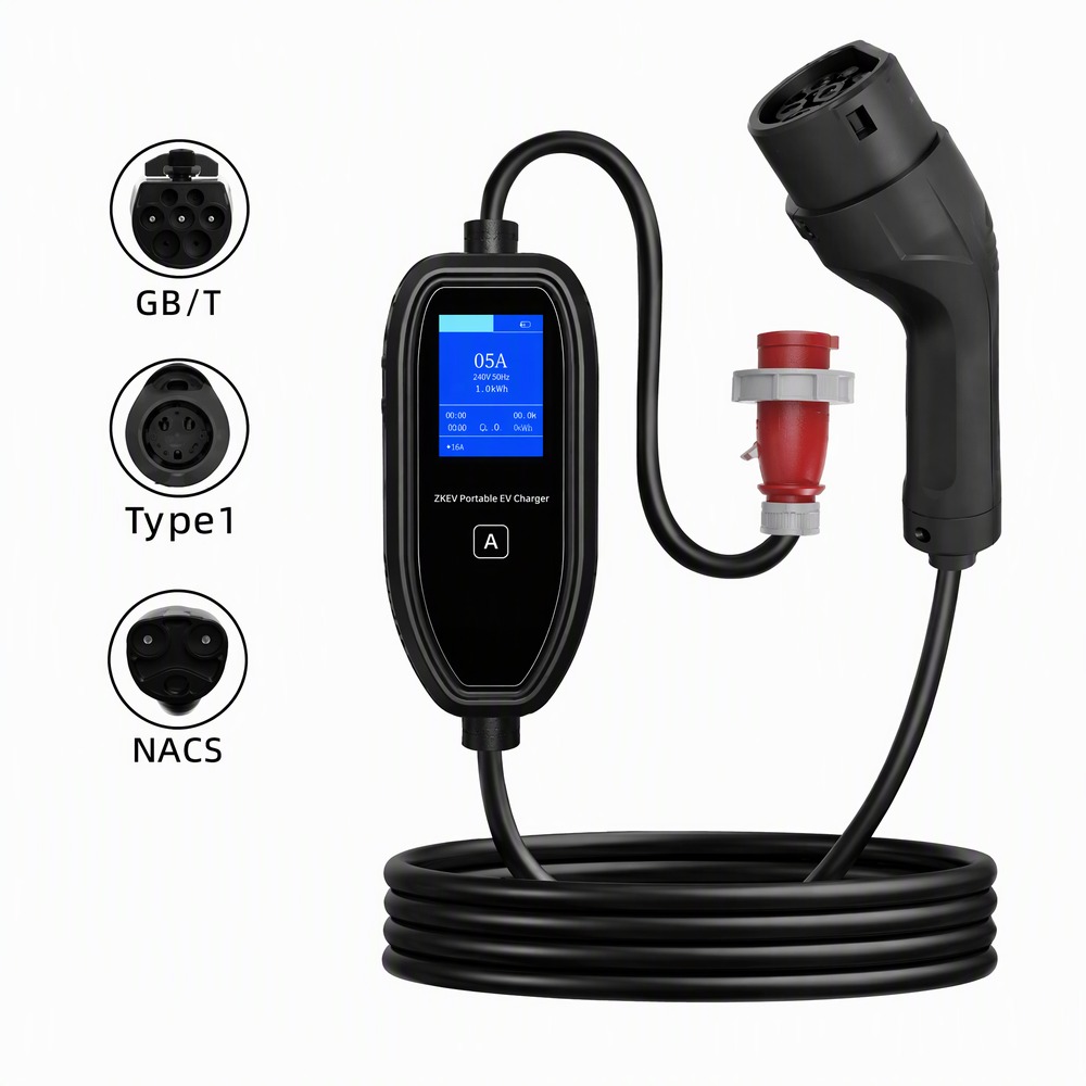 Portable Ev Charger - Taşınabilir EV Şarj Cihazı, 22kW EV