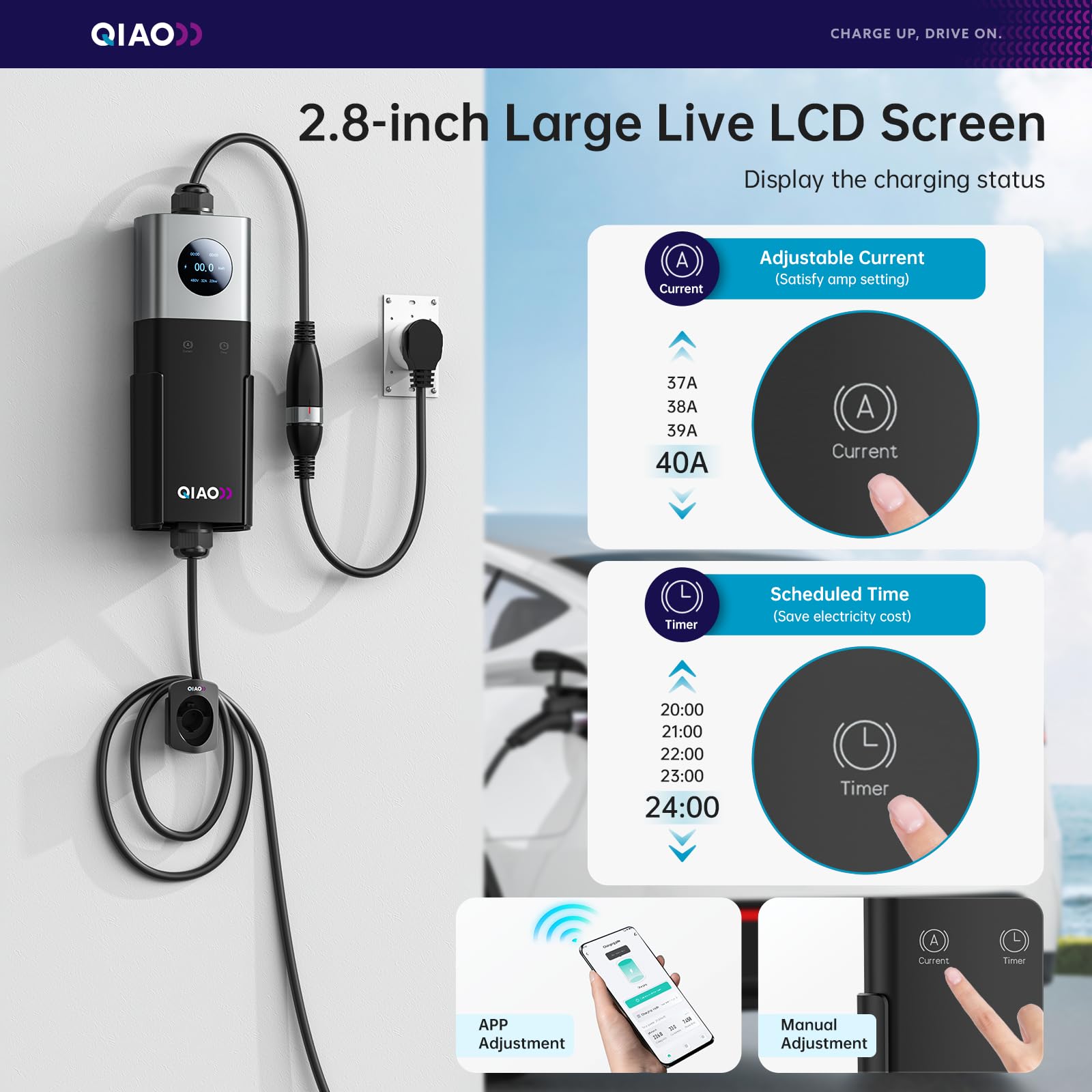 QIAO Seviye 2 Elektrikli Araç  - Ev Charging Cable incelemesi ve fiyatı