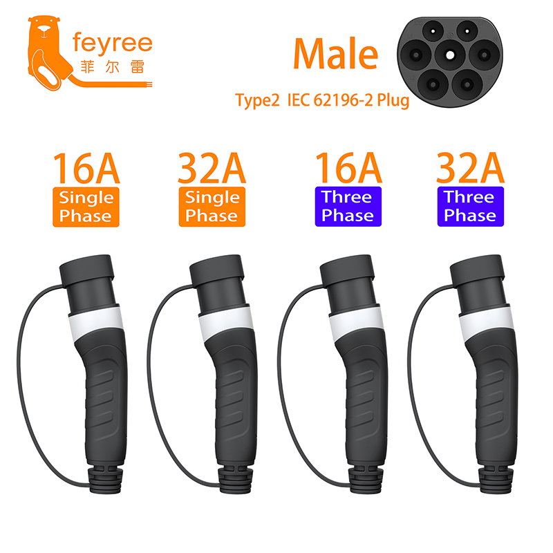Feyree Type2 Erkek Fiş elektri - Ev Charger Adapter incelemesi ve fiyatı
