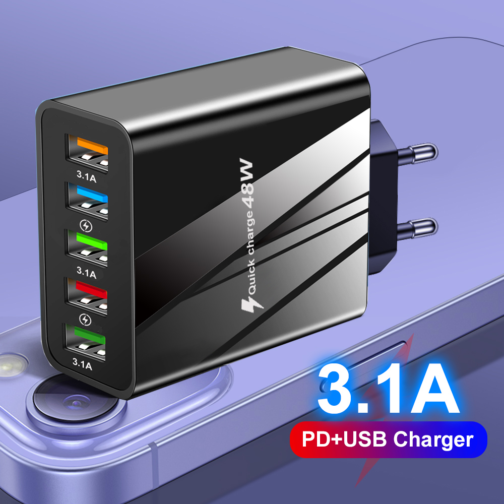 48 W USB şarj aleti Hızlı Şarj - Ev Charger incelemesi ve fiyatı