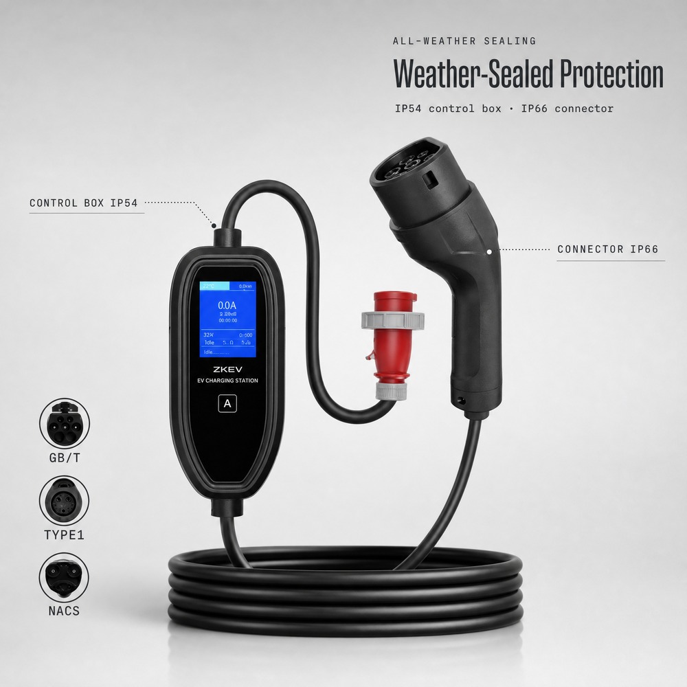 Taşınabilir EV Şarj Cihazı, 22 - Portable Ev Charger incelemesi ve fiyatı